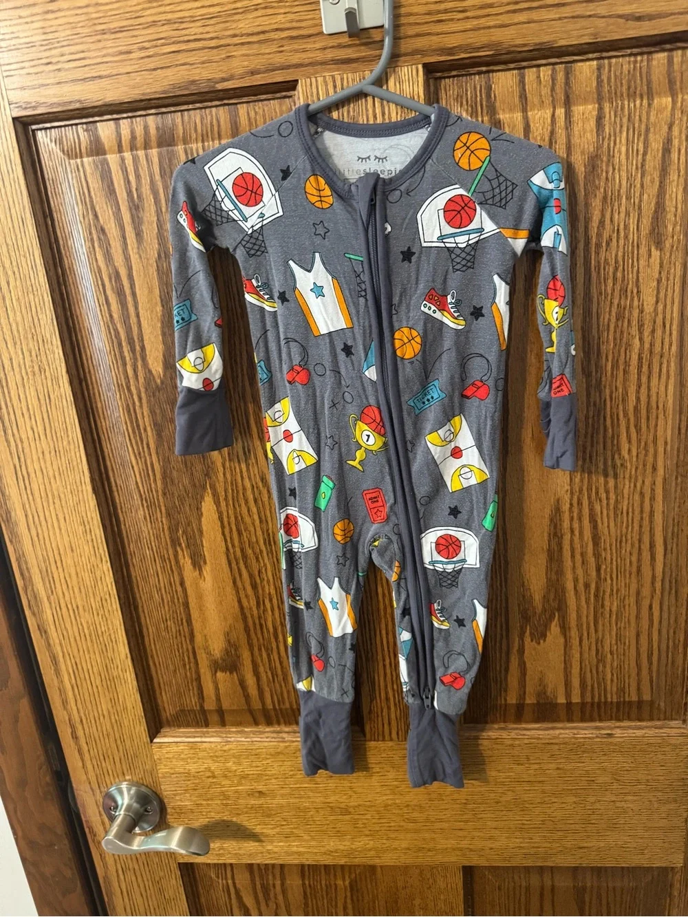 Little Sleepies Limited Edition Basketball One Piece Bamboo Sleeper